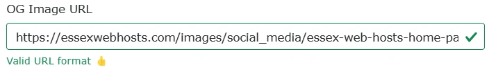 Screenshot showing meta tag generator tool step 6 form